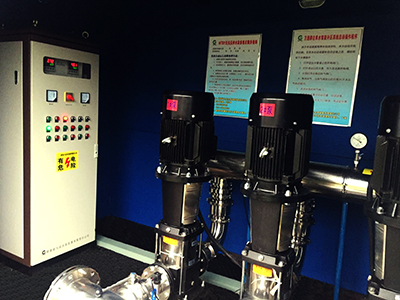 一體化箱式無負(fù)壓加壓泵房DC-2泵房內(nèi)