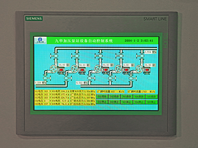 無(wú)負(fù)壓加壓泵站人機(jī)界面
